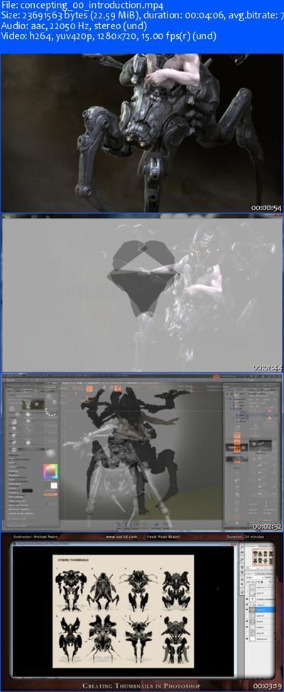 EAT3D - Cyborg Design: Concept Art Production Techniques