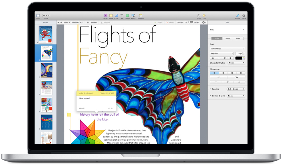 iWork 2013 Multilingual Mac OS X