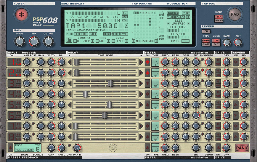 PSPaudioware PSP 608 MultiDelay 1.6.1 R2