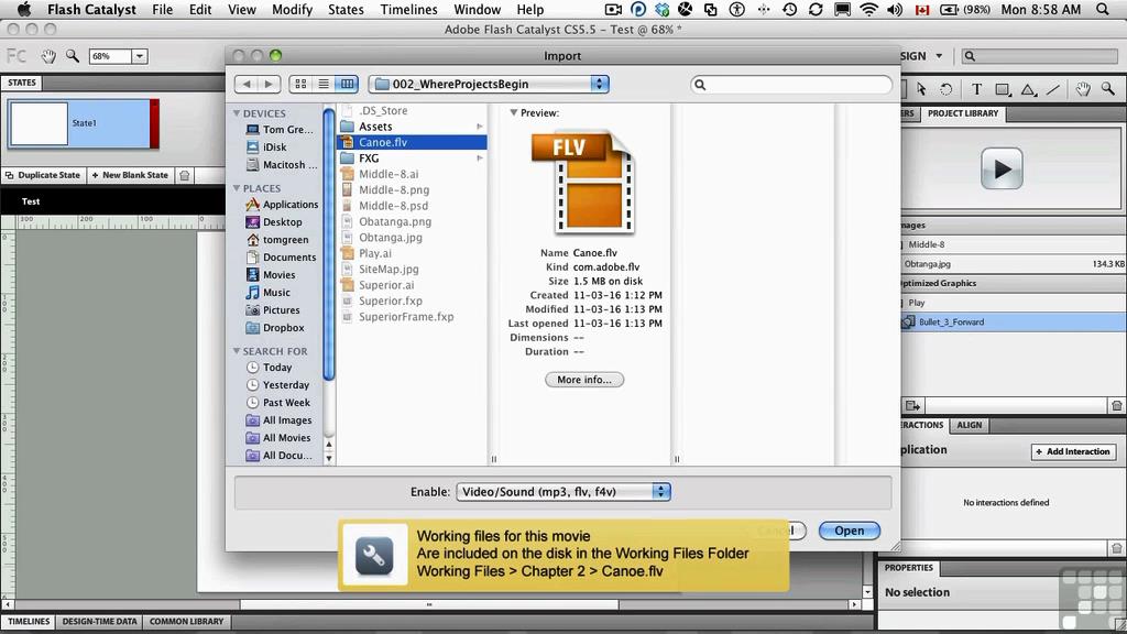 Infinite Skills - Learning Adobe Flash Catalyst CS5.5 Training Video