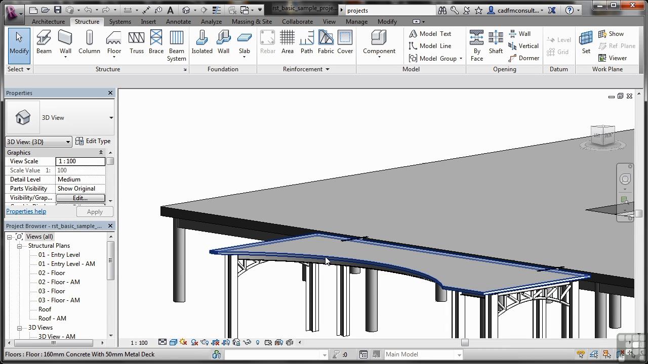 Infinite Skills - Learning Revit Structure 2014 Training Video