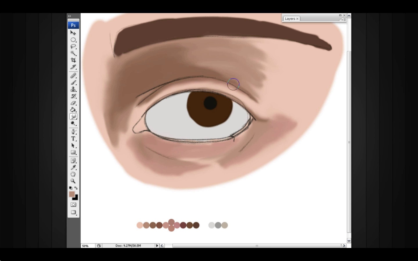 Dixxl Tuxxs – How to Draw Eyes in Photoshop