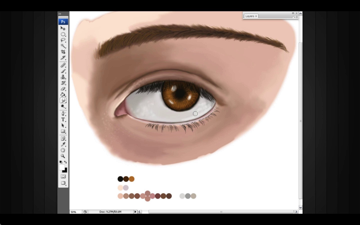 Dixxl Tuxxs – How to Draw Eyes in Photoshop