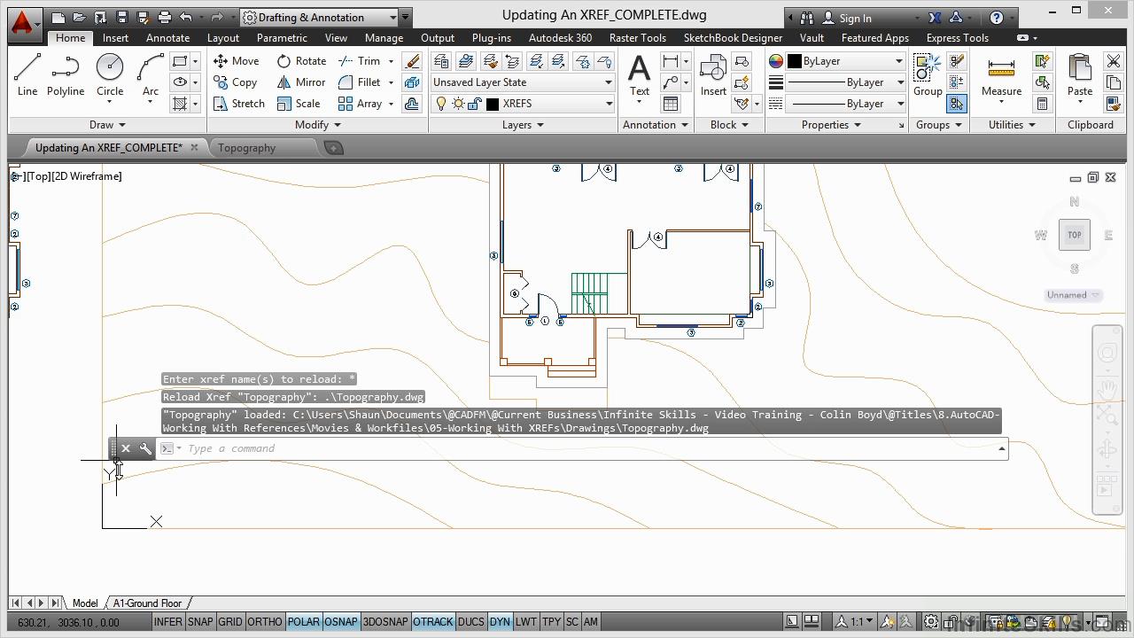 Infinite Skills - AutoCAD - Working With References Training Video