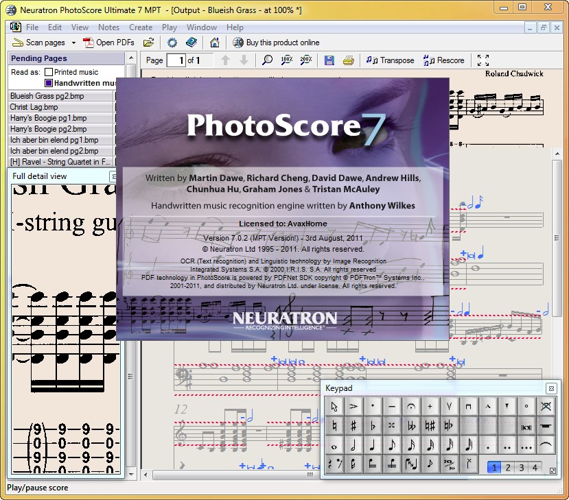 Neuratron PhotoScore Ultimate 7.0.2