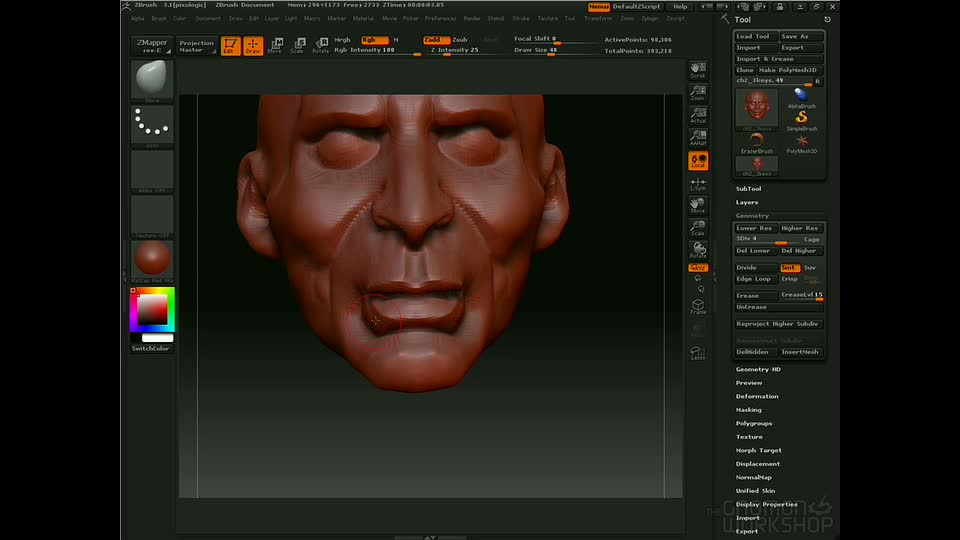 Ryan Kingslien - Introduction to ZBrush 3 Tools and Workflow 