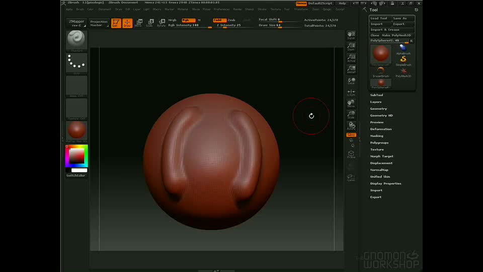 Ryan Kingslien - Introduction to ZBrush 3 Tools and Workflow 