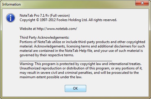 NoteTab Pro 7.1.0.40 Retail