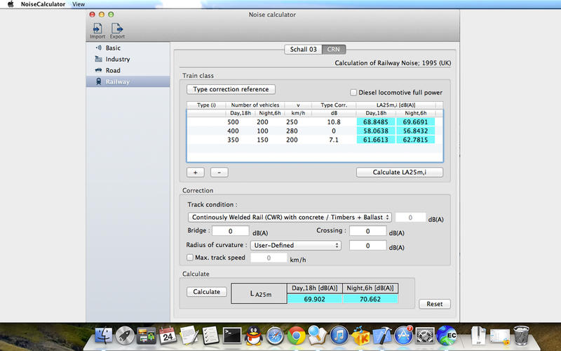 NoiseCalculator v1.7 Mac OS X