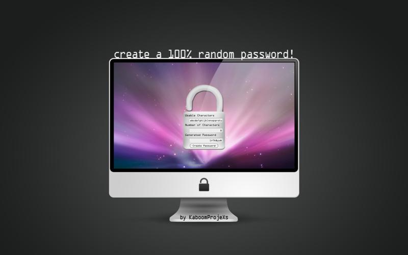 RandomPassword v1.0.3 Mac OS X