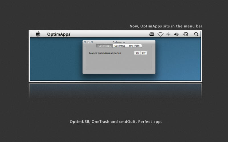 OptimApps v3.1 Mac OS X