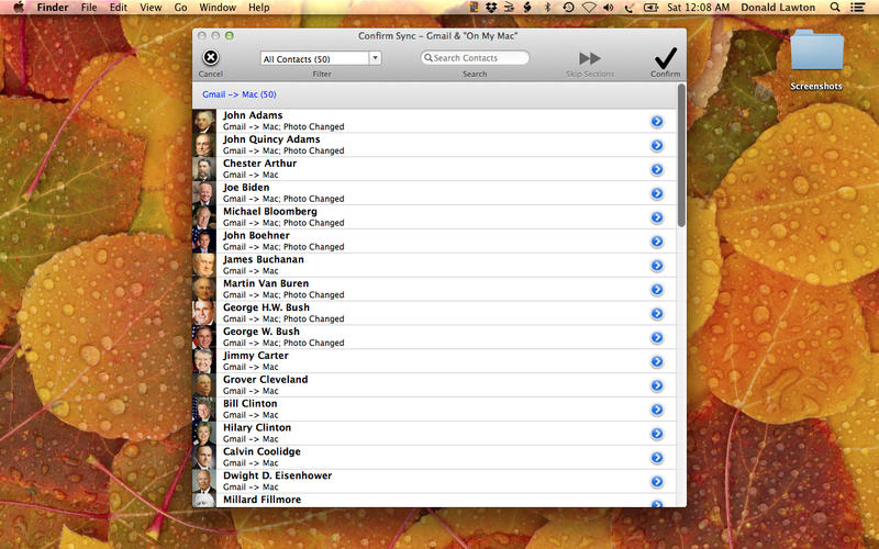 Contacts Sync For Google Gmail v4.0.0 Mac OS X