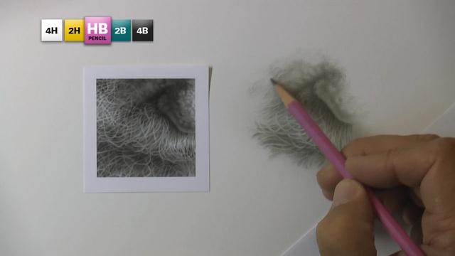 5 Pencil method - DRAWING STUDY NO.8: White Beard