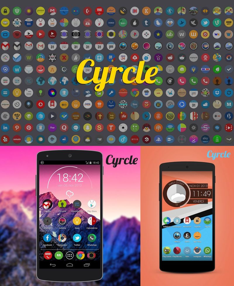 Cyrcle Icon Theme Apex Nova Go 1.5