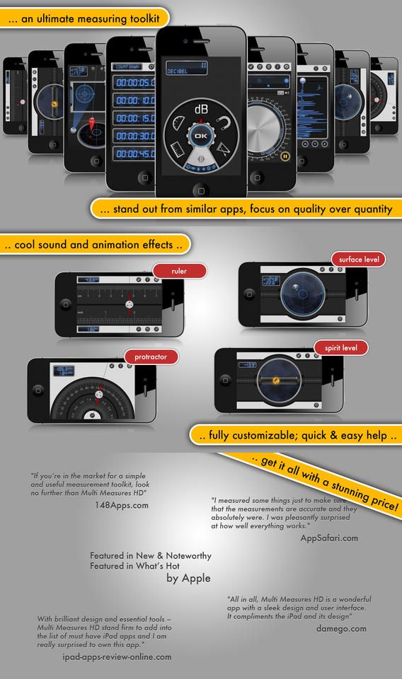 Multi Measures - The all-in-1 measuring toolkit 3.8.0