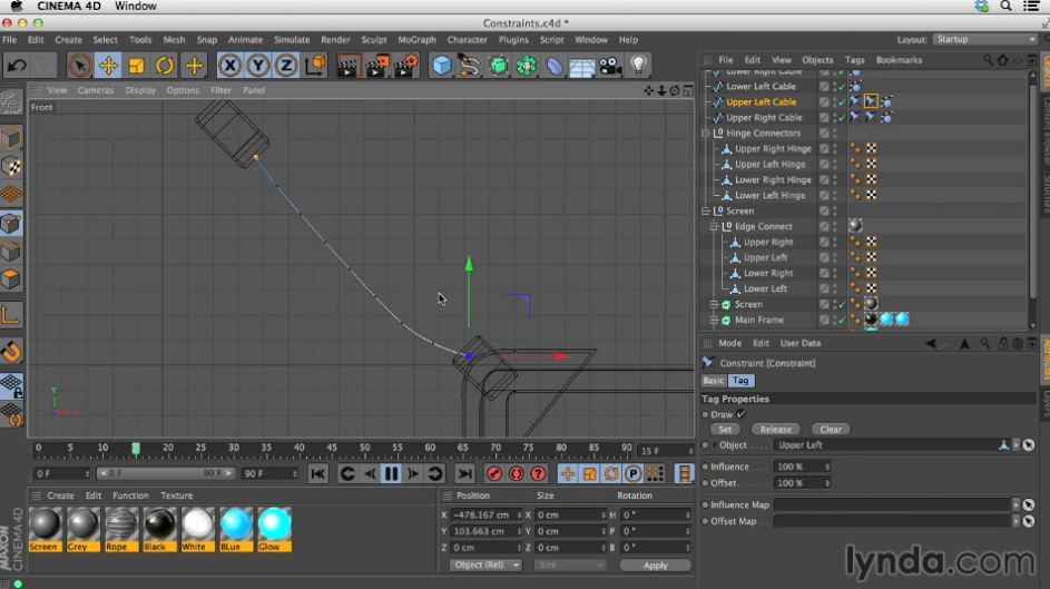 Mograph Techniques: Spline Dynamics with CINEMA 4D