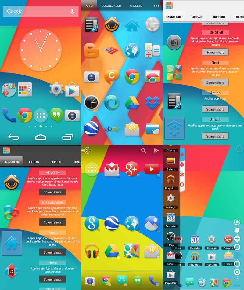 KitKat 4.4 Launcher Theme 1.82