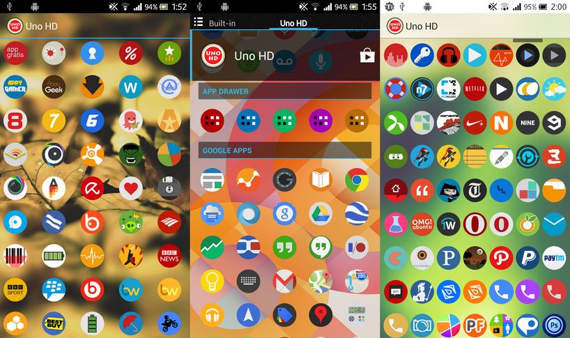 Uno HD Multilauncher Theme 1.0