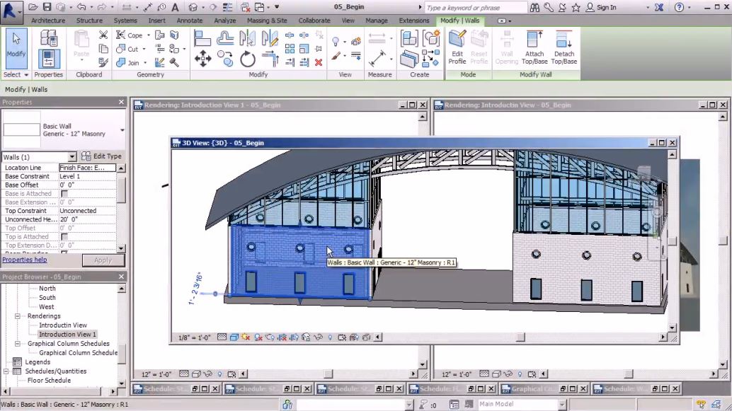 Using Schedules for Material Cost Estimation in Revit