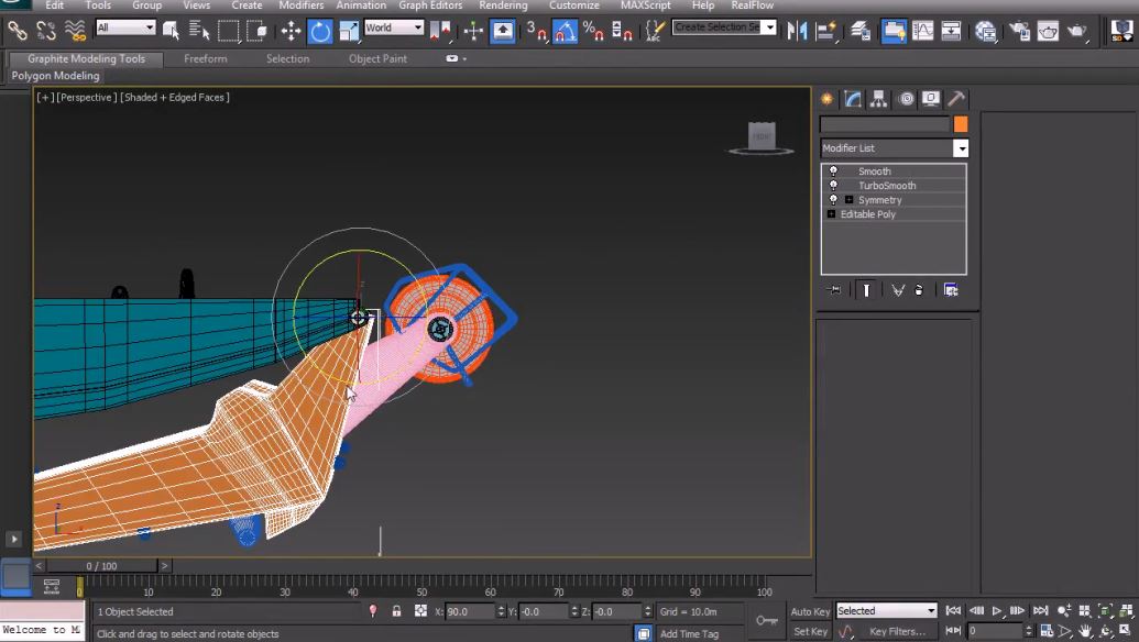 Modeling and Rigging a Hydraulic Crane in 3ds Max 