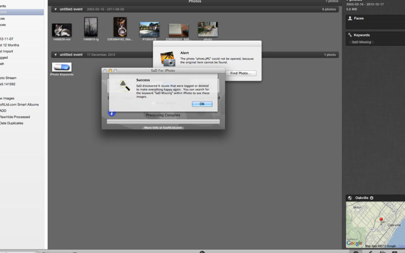 SaD For iPhoto v1.4.2 Mac OS X