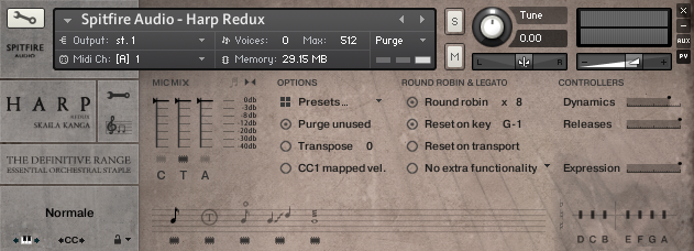 Spitfire Harp REDUX 2.1 KONTAKT