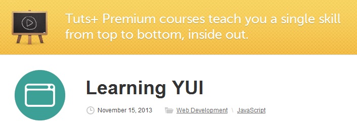 Learning YUI