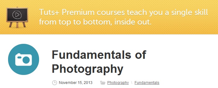 Fundamentals of Photography