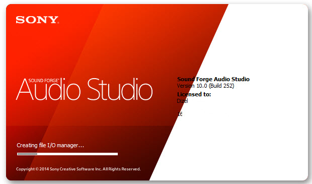 Sony Sound Forge Audio Studio 10.0 Build 252