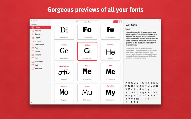 Fonts v1.0.1 Mac OS X