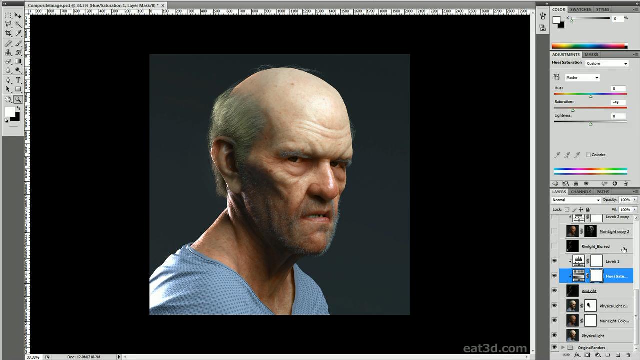 Portrait Production - Creating a Realistic Portrait in Maya (Repost)