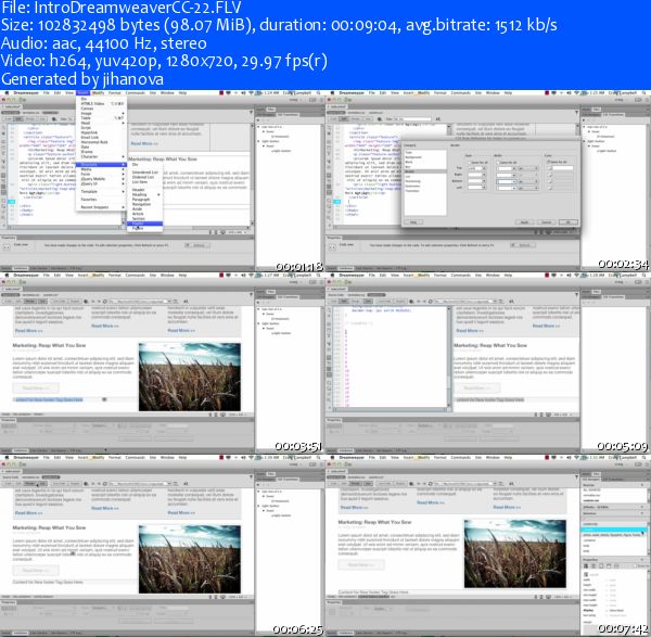 Tutsplus - Introduction to Dreamweaver CC