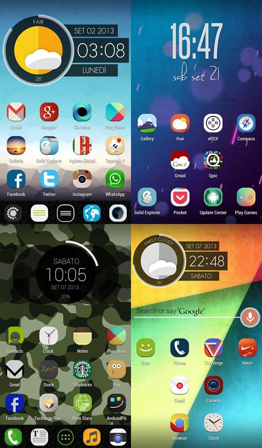 Stock UI Icon Theme Apex Nova 4.5