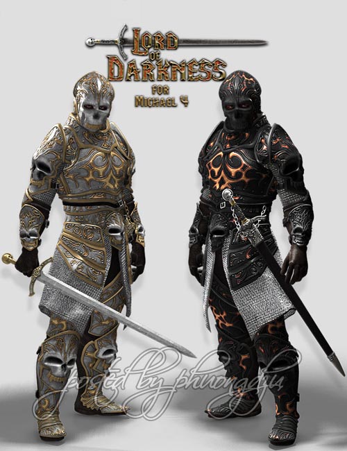 Xurge3D Lord of Darkness Armor for M4