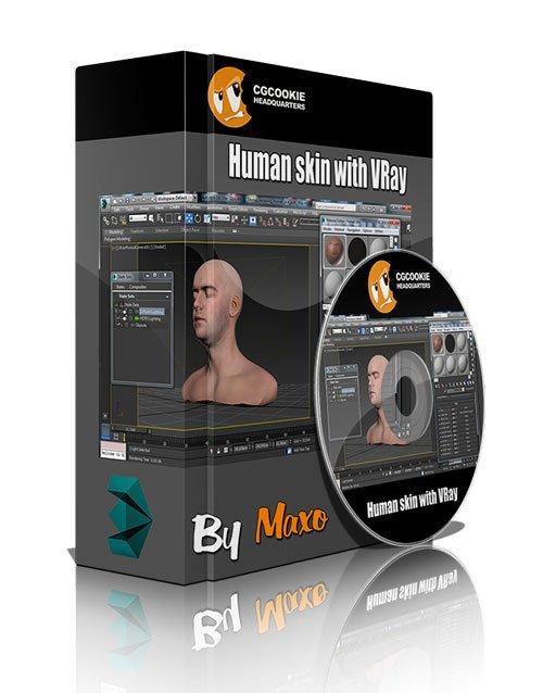 CGCookie Human skin with VRay