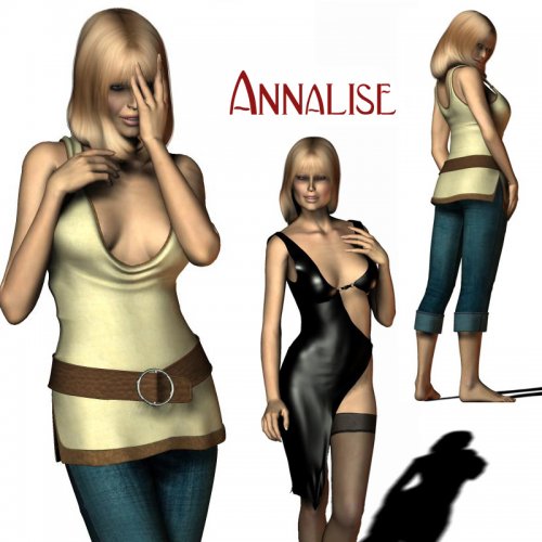 Renderosity Daz/poser - Annalise for V4