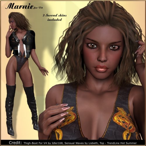 Renderosity Daz/Poser - Marnie for V4