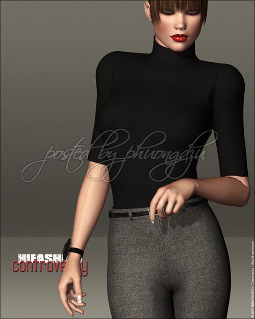 Renderosity HIGHFASHION: Controversy for V4/A4/G4/Topmodel