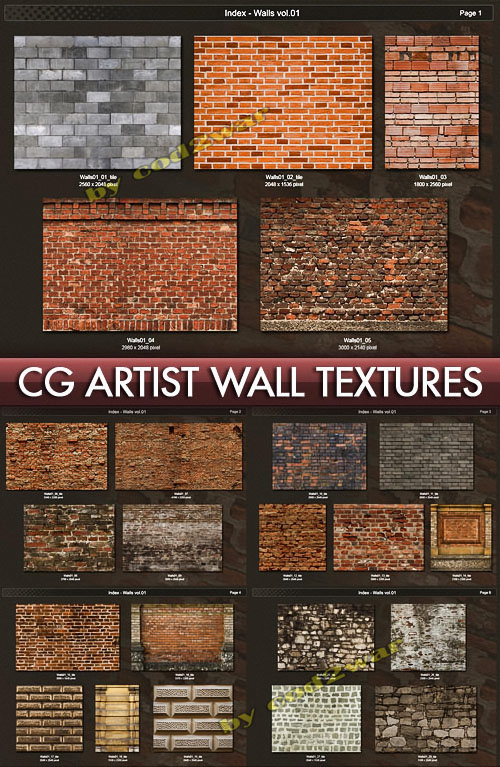 Tiled Wall Textures 瓷砖/墙纹理