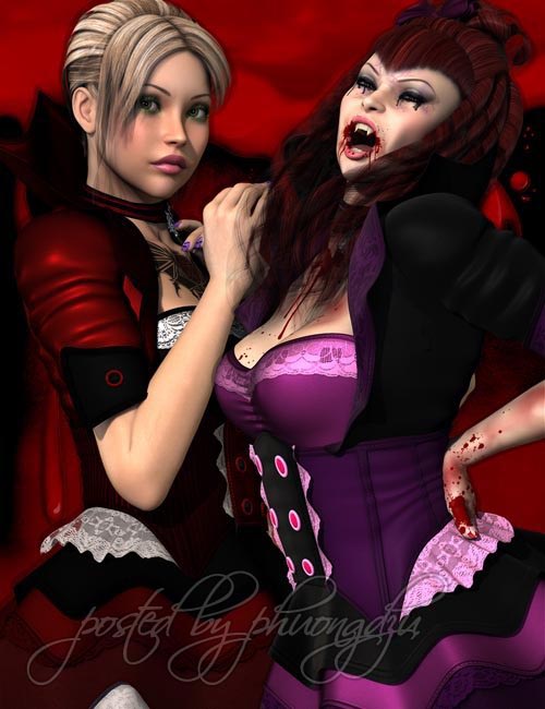 Renderosity SHOOT 15 Bloodsucker Halloween Bundle