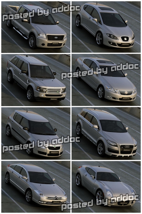 3D Models - PK3D Studio - HD Cars vol. 2