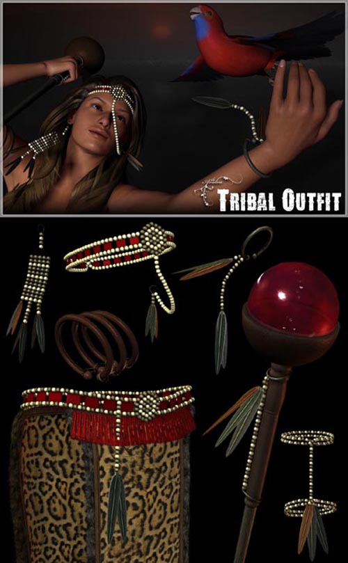 Renderosity - Daz/Poser Tribal Outfit