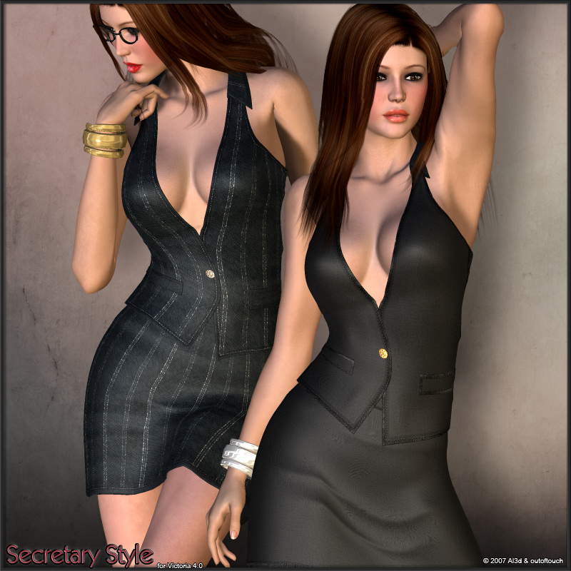 Renderosity AO2: Secretary Style for V4