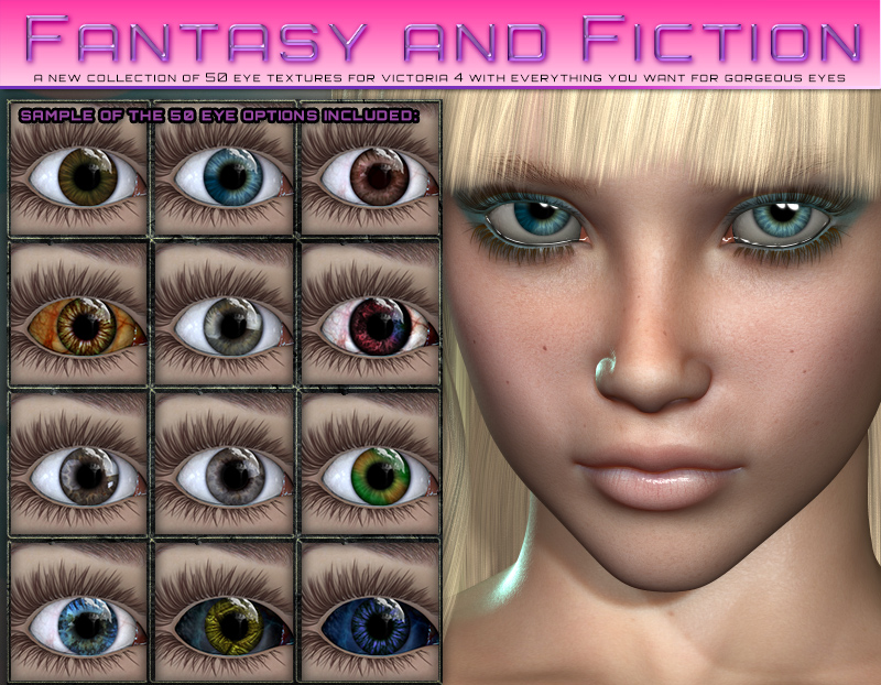 Renderosity i13-hlm Fantasy and Fiction Eyes