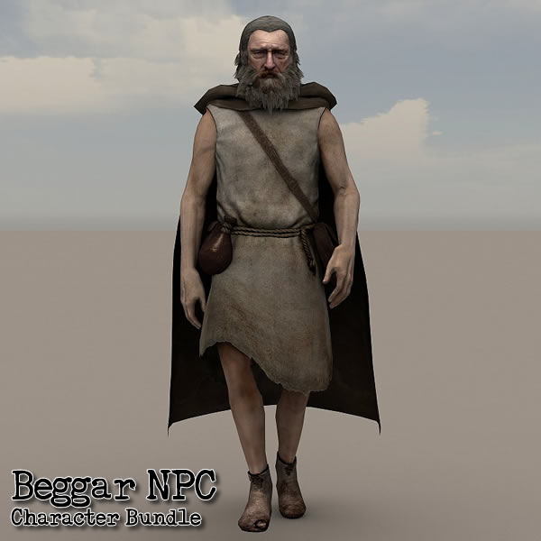 Beggar NPC Character Bundle