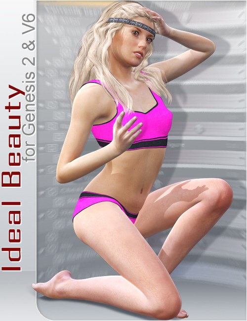 Renderosity Ideal Beauty for Genesis 2 Female and V6