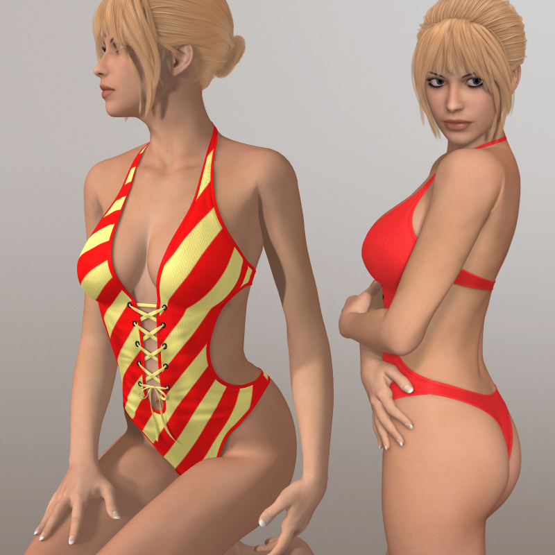 Renderosity Frisky Swim IV