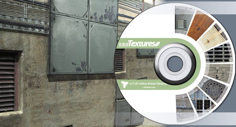 3D Total: Textures V17 – Urban Extras Textures 城市额外纹理