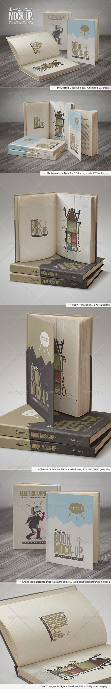 GraphicRiver Book Mock-Up Set 5237157