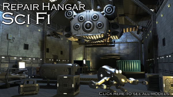 Sci-Fi Repair Hangar